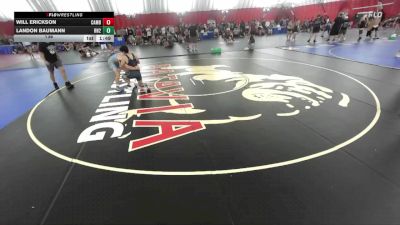 138 lbs Round 3 (8 Team) - Will Erickson, Cameron B vs Landon Baumann, Roncalli B