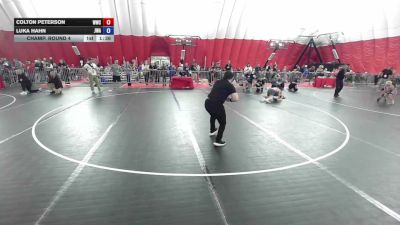 117 lbs Champ. Round 4 - Colton Peterson, Wayzata Wrestling Club vs Luka Hahn, Jackrabbit Wrestling Academy