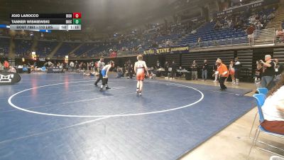 110 lbs Quarterfinal - JoJo LaRocco, Bishop McDevitt vs Tanner Wisniewski, Diocese Of Erie