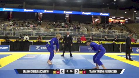 Teagan Timothy Fredericksen vs Graham Daniel Nascimento 2025 Pan Jiu Jitsu IBJJF Championship