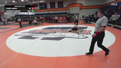 157 lbs Cons. Semi - Andrew Parrish, Cornell College vs Casey Smith, Roanoke