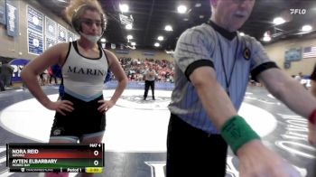 120 lbs Quarterfinal - Ayten Elbarbary, Morro Bay vs Nora Reid, Nipomo