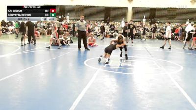 77 lbs Rr Rnd 2 - Kai Welch, Smitty's Barn - MSC vs Kenyatta Brown, All I See Is Gold Academy - MSC
