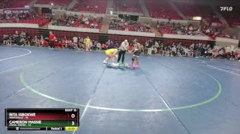 185 lbs Quarters & 1st Wb (16 Team) - Meela Stubbs, Comal Pieper vs Kaidyn Wortham, Huntsville