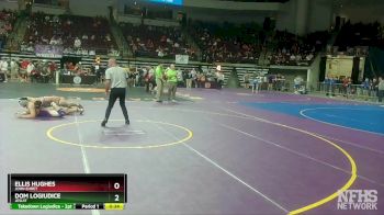 D 1 195 lbs Cons. Round 4 - Ellis Hughes, John Ehret vs Dom Logiudice, Jesuit