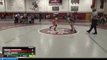 111 lbs Round 2 - Anassa Ackermann, Arbor View vs Kayeen Arroyo, SLAM Academy