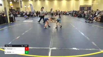 78 lbs Prelims - Anaiah Kolesar, Northeast Bradford vs Saphirs Knize, Mercer