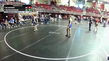 110 lbs Cons. Round 4 - Eli Jackson, Seward Wrestling Club vs Tayten McKenzie, Syracuse Mat Club