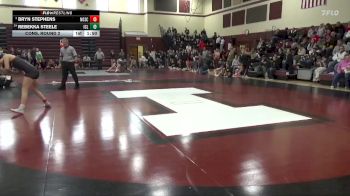 140 lbs Cons. Round 2 - Rebekka Steele, Iowa City Liberty vs Bryn Stephens, North Scott