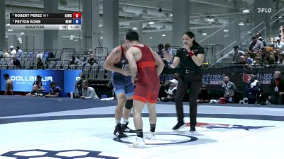 72 kg Quarters - Robert Perez 111, Army (WCAP) vs Peyton Robb, Nebraska/Nyac