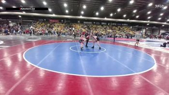 150 lbs Champ. Round 2 - Kolby Tibbs, Belle Fourche Wrestling vs Kiefer Fallis, Montana Disciples