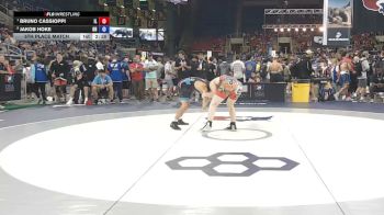 175 lbs 5th Place Match - Bruno Cassioppi, Illinois vs Jakob Hoke, Ohio