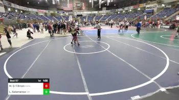 130 lbs Rr Rnd 2 - Mikayla Saucillo-Tillman, Duran Elite vs Louie Salamanca, Top Notch