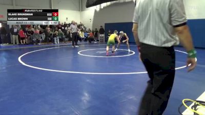 102 lbs 1st Place Match - Lucas Brown, Independence vs Blake Brunsman, Beckman Catholic