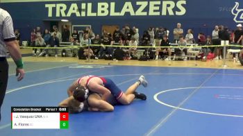 165 lbs Consolation Bracket - Jacob Vasquez UNA, Olathe North vs Alan Flores, Dodge City