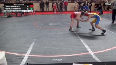 125_B lbs Round Of 16 - Aiden McWreath, Belle Vernon vs Bentley Ritenour, Mt.Pleasant