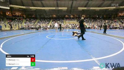 96 lbs Round Of 32 - Trey Manous, TWolves Youth Wrestling vs Tony Reinart, Newkirk Takedown Cub