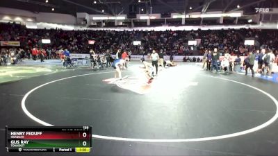 138 lbs Champ. Round 2 - Henry Feduff, Issaquah vs Gus Ray, Tonasket