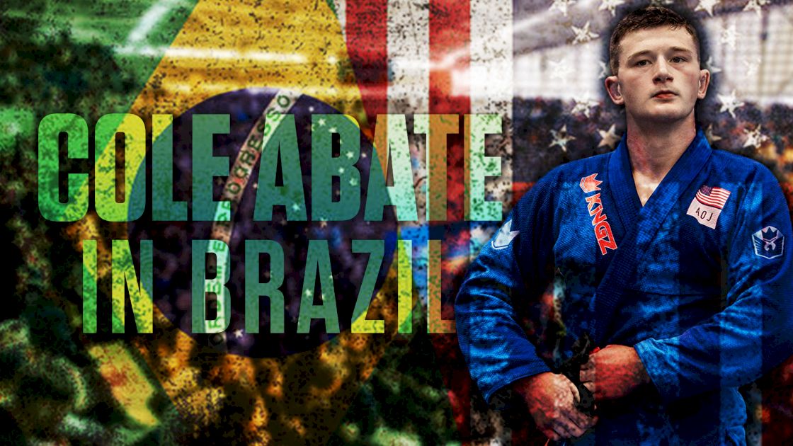 Cole Abate Carries The American Flag Through Brasileiros