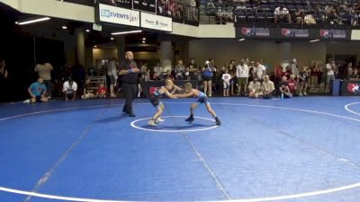 53 lbs Cons. Rd Of 16 - Bryce Romero, Rampage Wrestling vs Luca Croteau, Pennsylvania