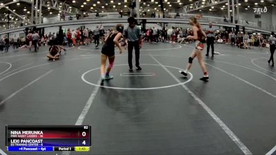 100 lbs Placement (4 Team) - Nina Merunka, FIWC Sassy Lassies vs Lexi Pancoast, D3 Training Center