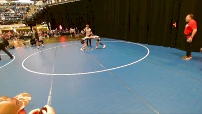 Boys 3rd-4th Grade - 84 Cons. Round 5 - Richard Brown, Team Porcelli Wrestling vs Calvin Pilcher, Big Game Wrestling Club