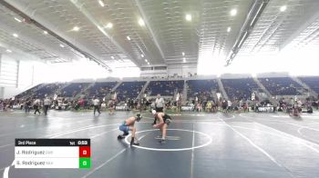 116 lbs 3rd Place - Jamel Rodriguez, DUB Wrestling vs Santiago Rodriguez, Silverback WC