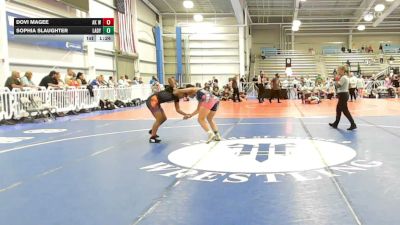 132 lbs Rr Rnd 1 - Dovi Magee, AK Wrestling Foundation - HSG vs Sophia Slaughter, Lady Dragons - HSG