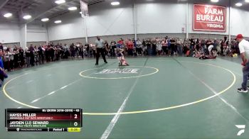 43 lbs Cons. Round 5 - Hayes Miller, Annandale Mat Rats Wrestling C vs Jayden (JJ) Seward, Smithfield Youth Wrestling