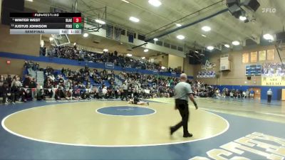 120lbs Semifinal - Winter West, Bonney Lake (Girls) vs Justus Johnson, Peninsula (Girls)