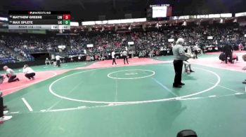 114 lbs Champ. Round 1 - Max Splete, LAC3 vs Matthew Greene, LVW2