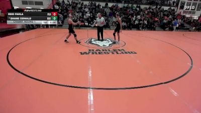 150 lbs Champ. Round 1 - Shane Oswald, Columbia (HICKMAN) (MO) vs Reid Pakla, Plainfield (NORTH)