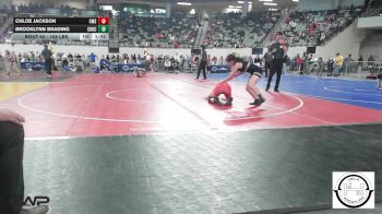 108 lbs Round Of 32 - Chloe Jackson, Comanche MS vs Brooklynn Brading, Choctaw Jh