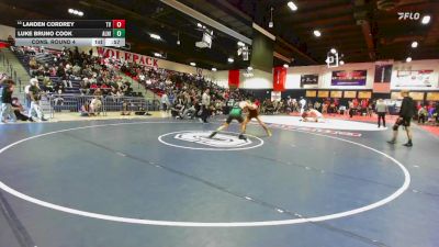 144 lbs Cons. Round 4 - Luke Bruno Cook, Aliso Niguel vs Landen Cordrey, Temecula Valley