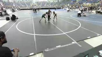 73 lbs Quarterfinal - Robert Green, Silverback WC vs Sidney J McAlhany, Bolts Wrestling