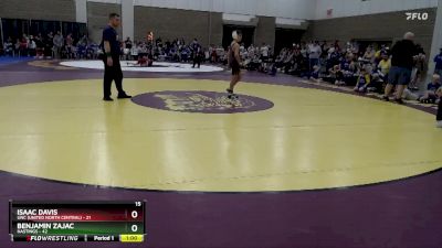 115 lbs Placement (4 Team) - Benjamin Zajac, Hastings vs Isaac Davis, UNC (United North Central)