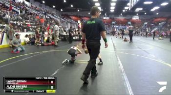 67 lbs Semifinal - Alexis Rikkers, Saranac Youth WC vs Lainey Brown, Portland WC