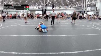84 lbs Round 4 (8 Team) - Devin Eggleston, Journeymen Uprising vs Onias Thomas, New England Gold