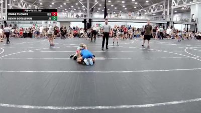 84 lbs Round 4 (8 Team) - Devin Eggleston, Journeymen Uprising vs Onias Thomas, New England Gold
