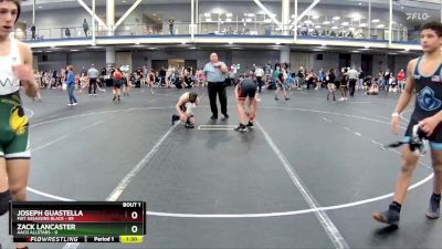 130 lbs Round 1 (8 Team) - Joseph Guastella, Mat Assassins Black vs Zack Lancaster, AACO Allstars