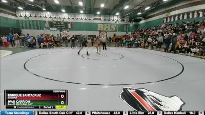 132 lbs Semifinal - Enrique Santacruz, Saginaw vs Ivan Carrion, Dallas South Oak Cliff