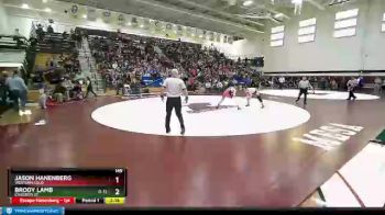 149 lbs Quarterfinal - Jason Hanenberg, Western Colo. vs Brody Lamb, Chadron St.