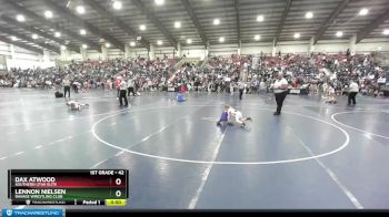 42 lbs Champ. Round 1 - Dax Atwood, Southern Utah Elite vs Lennon Nielsen, Ravage Wrestling Club