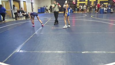 106 lbs Semifinal - Chloe Speicher, Burgettstown vs Malia Ramos, Canon-McMillan