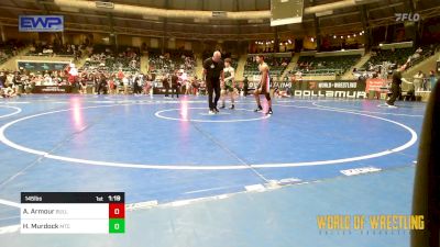 145 lbs Semifinal - Ardie Armour, BullTrained vs Harrison Murdock, Minion Training Center