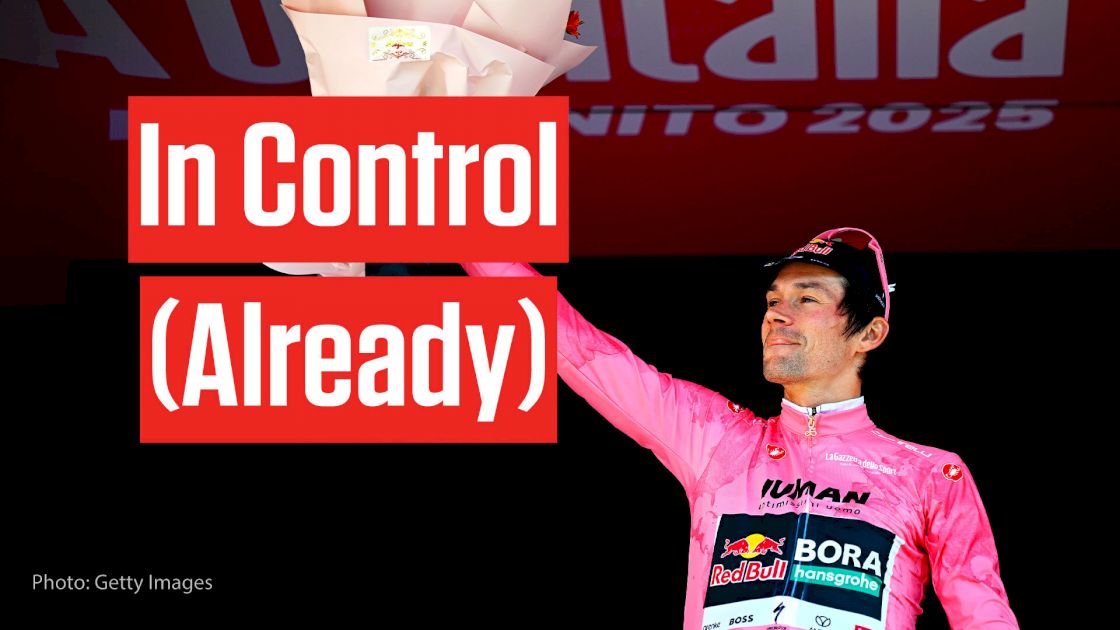 Primoz Roglic Just Misses Stage Win - But Leads Giro 2025
