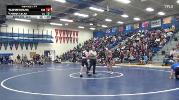 JV-9 lbs Round 2 - Mason Darling, Benton Community vs Carver Cecak, South Tama County
