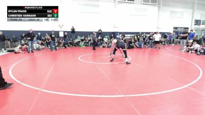 220 lbs Semifinal - Dylan Frass, Pursuit - HS vs Christien Hannahs, Ohio Valley Forge - HS