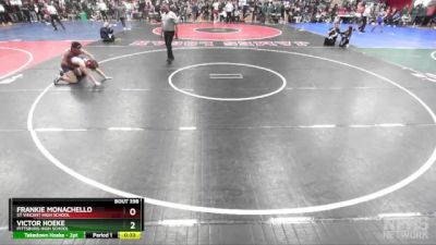 152 lbs Cons. Round 1 - Victor Hoeke, Pittsburg High School vs Frankie Monachello, St Vincent High School