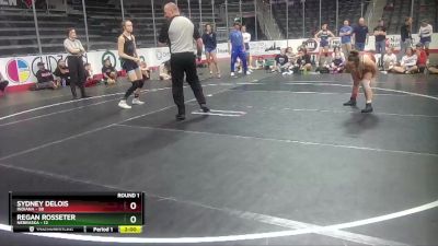 W 127 lbs Round 1 (4 Team) - Sydney Delois, Indiana vs Regan Rosseter, Nebraska